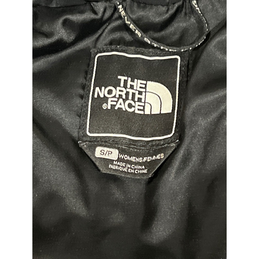 The North Face Womens 600 Down Puffer Jacket Black Quilted Hooded Small S/P - Picture 2 of 16